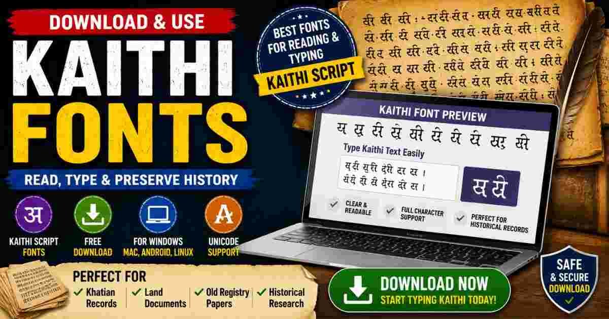 Kaithi Font Download
