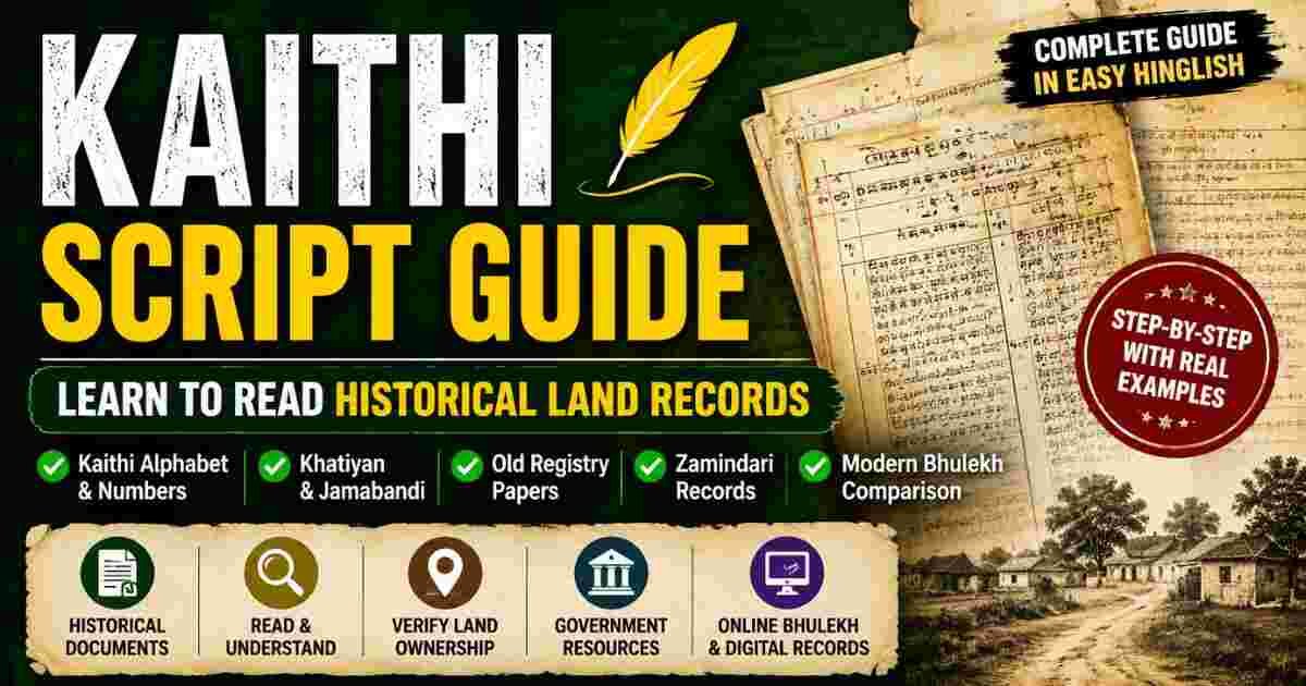 Kaithi Script Guide – Learn to Read Historical Land Records