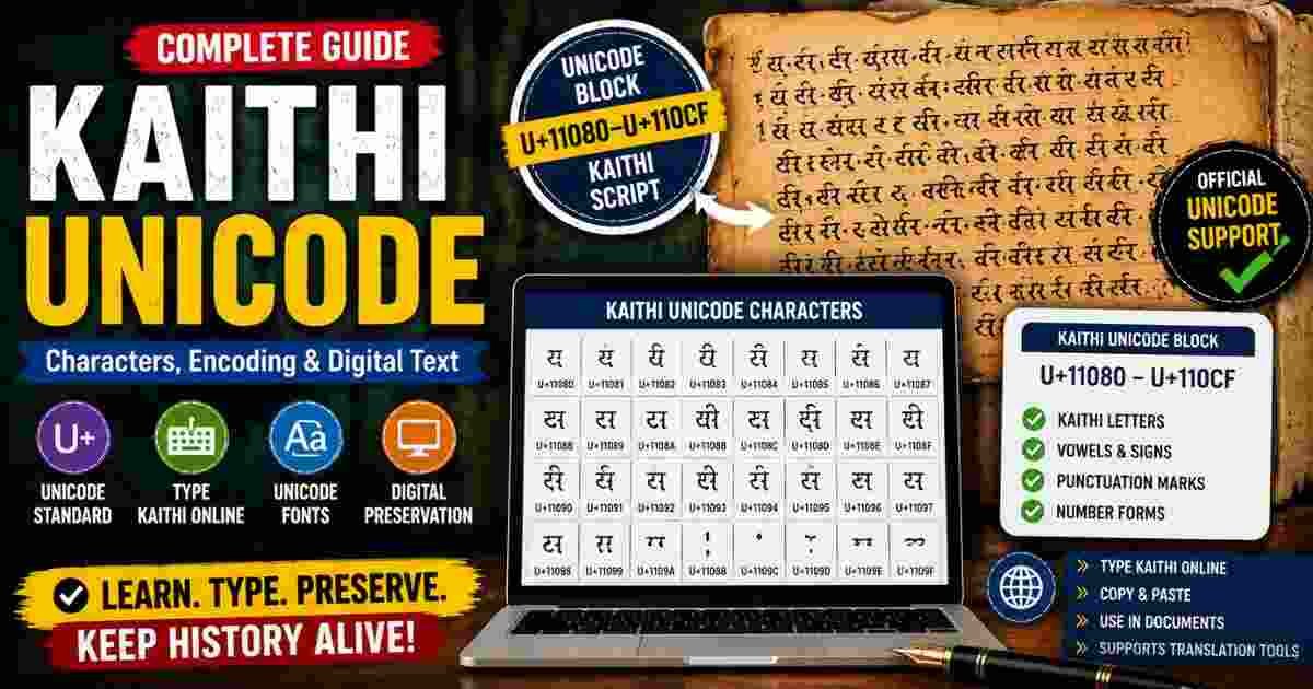 Kaithi Unicode