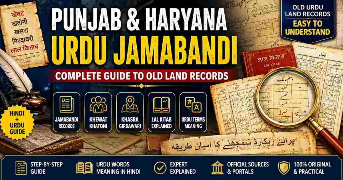 Punjab & Haryana Urdu Jamabandi