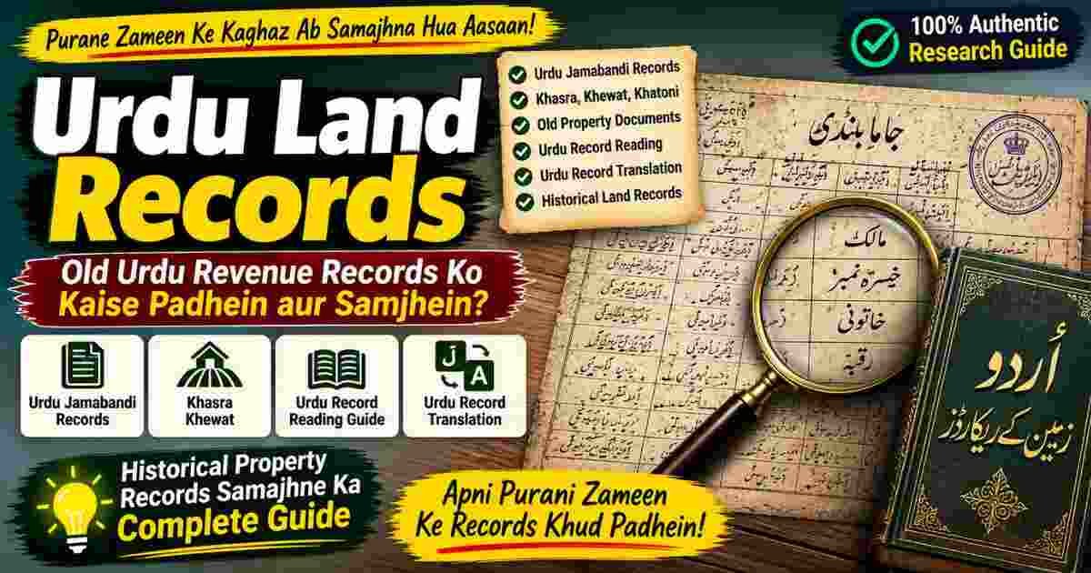 Urdu Land Records