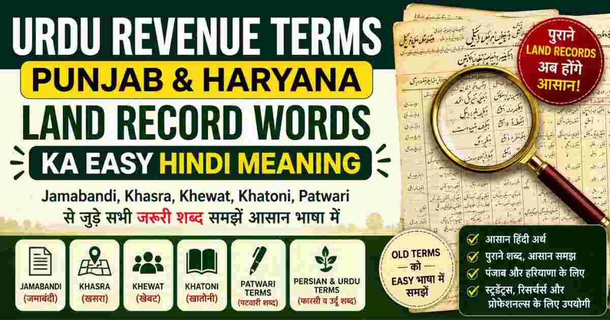 Urdu Revenue Terms